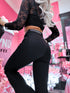 "VIBE NOIR DJ2713" jeans - BLACK